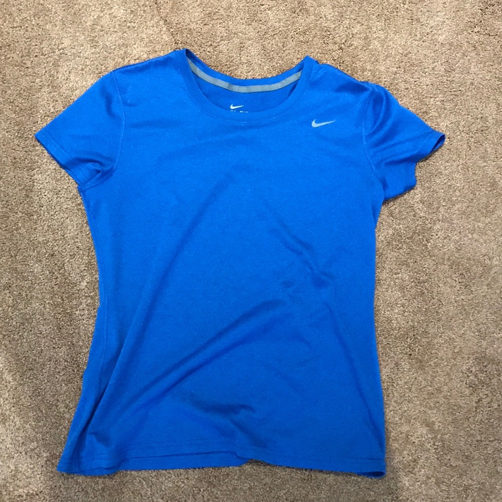 Blue Nike dry fit top medium